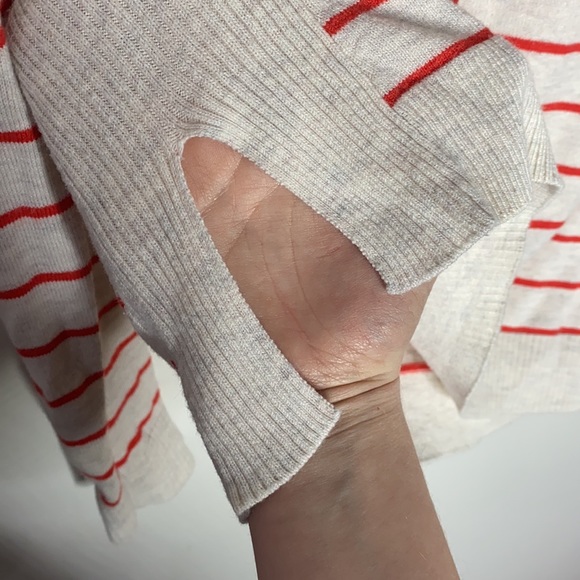 Gap Factory striped V neck sweater size S - Picture 8 of 9